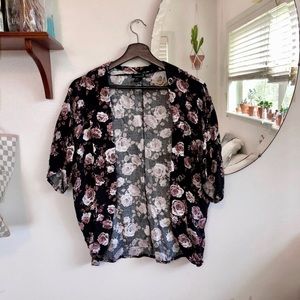 Floral cardigan